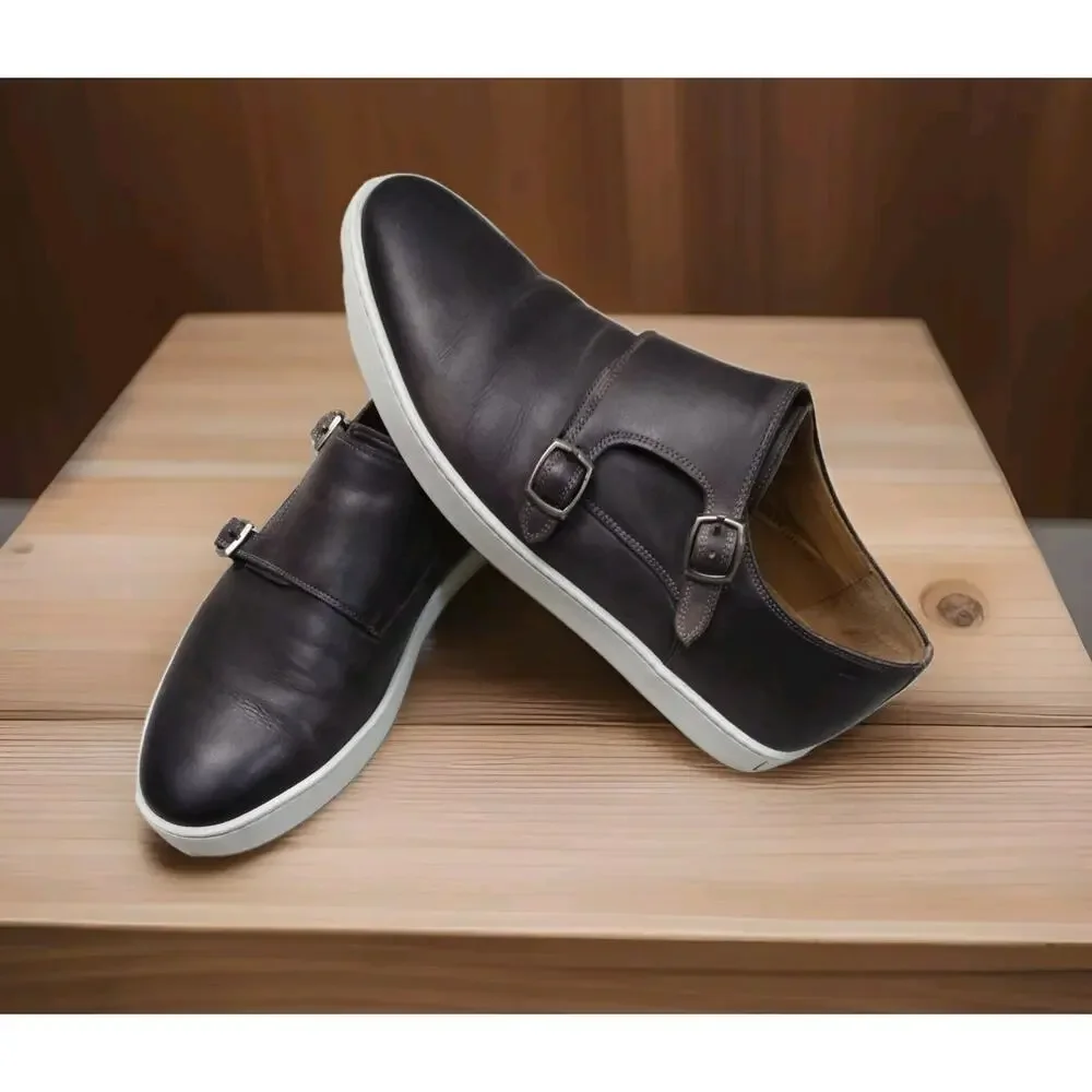 Magnanni Latham Men's Brown Leather Shoes Size 9.5